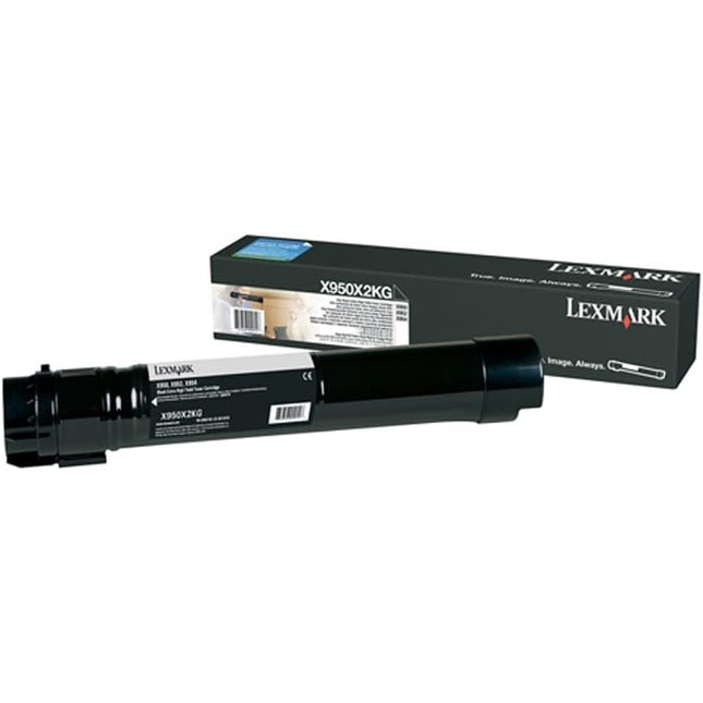 Lexmark Extra High Yield Black Toner Cartridge, X950X2KG