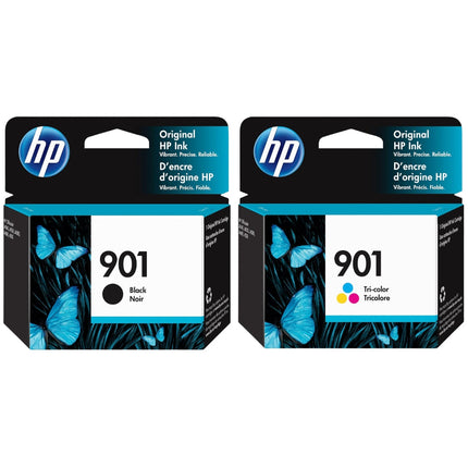 Original HP 901 Black & Tri-Color Ink Cartridge