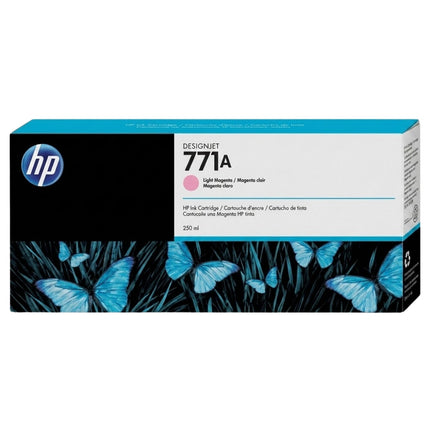 Original HP 771 Standard Yield 775ml Light Magenta Ink Cartridges, CE041A