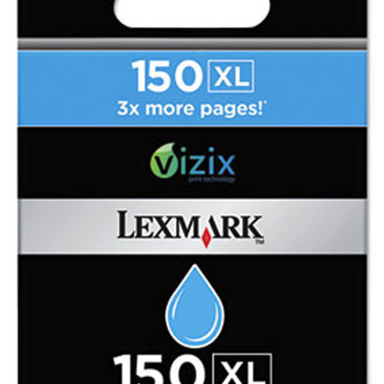 Original Lexmark #150XL Cyan Ink Cartridge