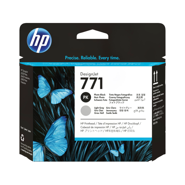 HP 771 (CE020A) Photo Black and Light Gray Printheads