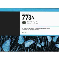 Genuine HP 773A (775ml) Matte Black DesignJet Ink Cartridge, C1Q21A