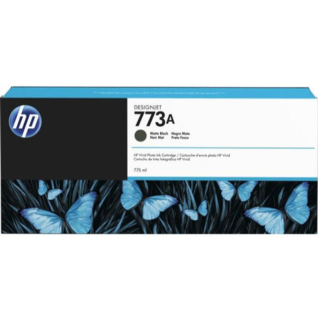 Genuine HP 773A (775ml) Matte Black DesignJet Ink Cartridge, C1Q21A