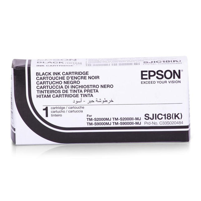 Genuine Epson SIJIC18(K) Black Ink Cartridge, C33S020484