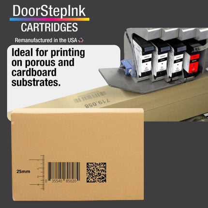 DoorStepInk TIJ Pigment Orange Ink Cartridge Made in the USA