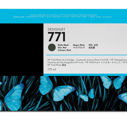 Original HP 771 775ml Standard-Yield Matte Black DesignJet Ink Cartridge, CE037A