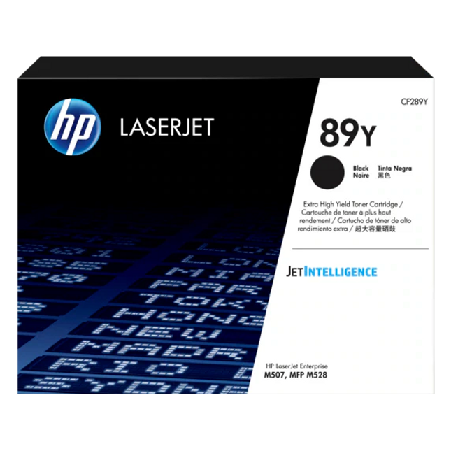 Genuine HP 89Y Extra High Yield Black LaserJet Toner Cartridge, CF289Y