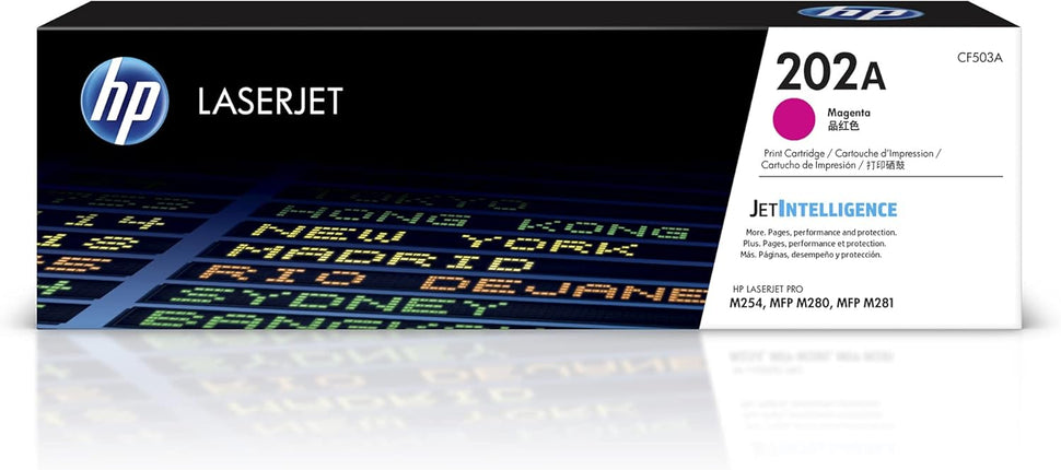 Genuine HP 202A Standard-Yield Magenta Toner Cartridge, CF503A 