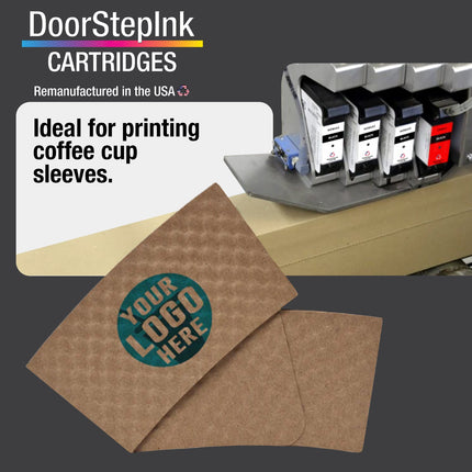 DoorStepInk TIJ Pigment Red Ink Cartridge Made in the USA