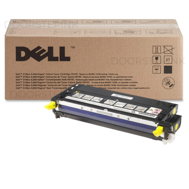 Genuine Dell H515C High Yield Yellow Toner Cartridge, 330-1204