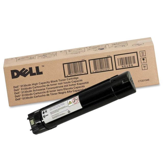 Genuine Dell 5130CDN High Yield Black Toner Cartridge, N848N