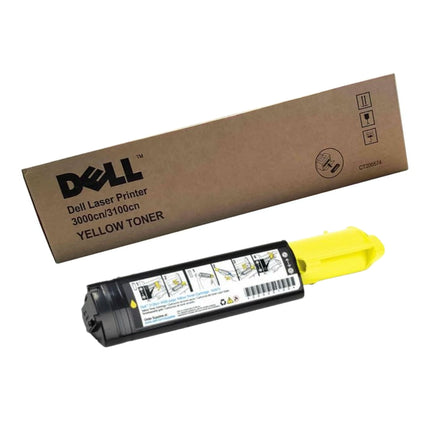 Genuine Dell 3000CN/3100CN High Yield Yellow Toner Cartridge, P6731