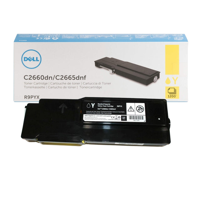 Genuine Dell C2660DN/2665DNF Extra-High Yield Yellow Toner Cartridge, R9PYX