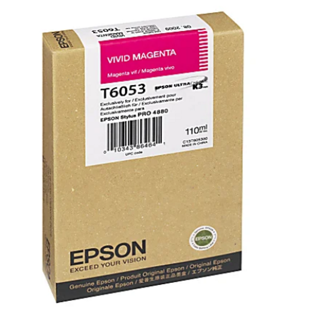 Epson T605 Vivid Magenta Ink Cartridge, T605300
