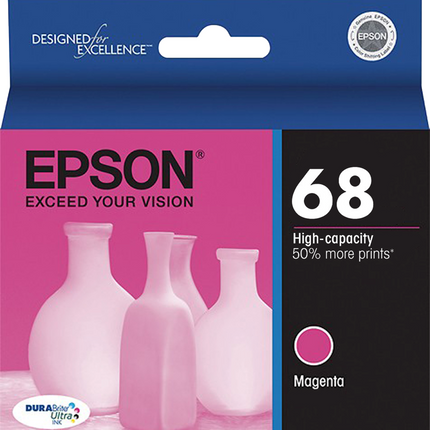 Original Epson 68 Magenta Ink Cartridge