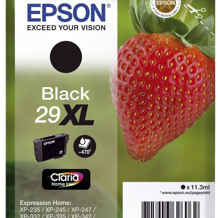 Epson 29XL Black Ink Cartridge, C13T299140