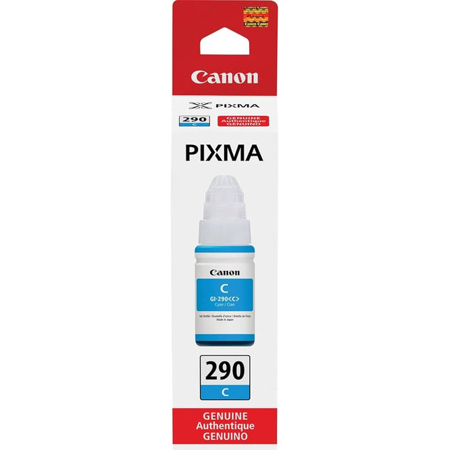 Canon GI-290 (70mL) Cyan MegaTank Ink Bottle, 1596C001