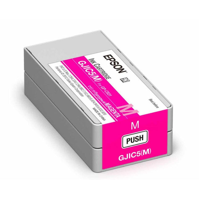 Genuine Epson GJIC5 (M) Magenta Pigment Ink Cartridge, C13S020565