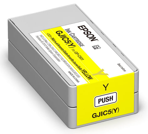 Genuine Epson GJIC5 (Y) Yellow Pigment Ink Cartridge