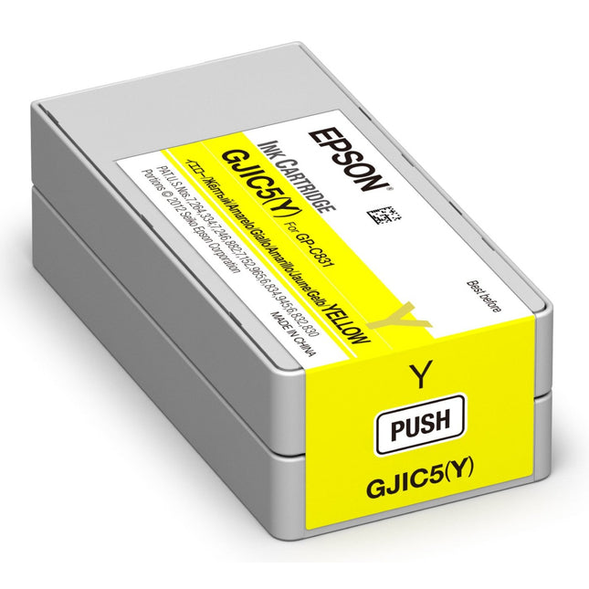 Genuine Epson GJIC5 (Y) Yellow Pigment Ink Cartridge