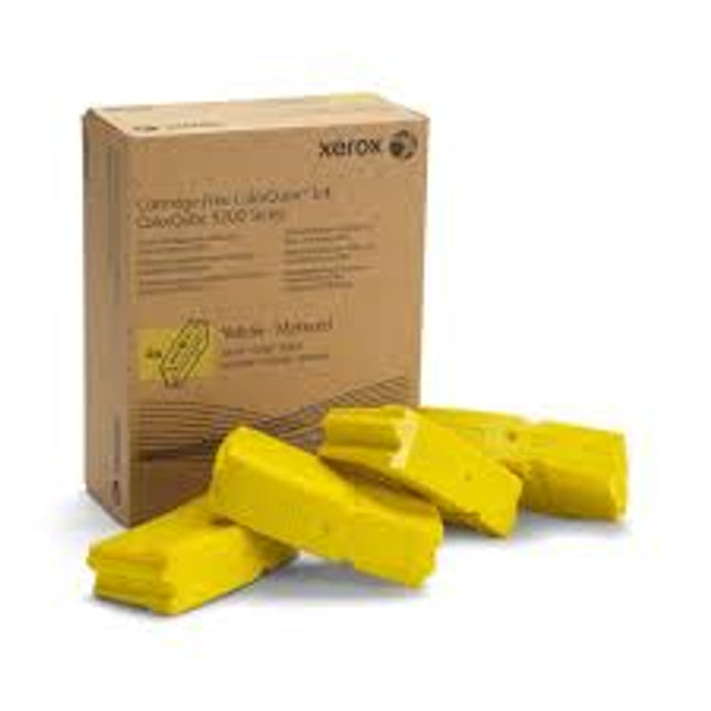 Genuine Xerox OEM 108R00831 4-Pack Yellow Solid Ink Sticks
