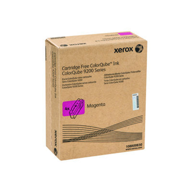 Genuine Xerox OEM 108R00830 4-Pack Magenta Solid Ink Sticks