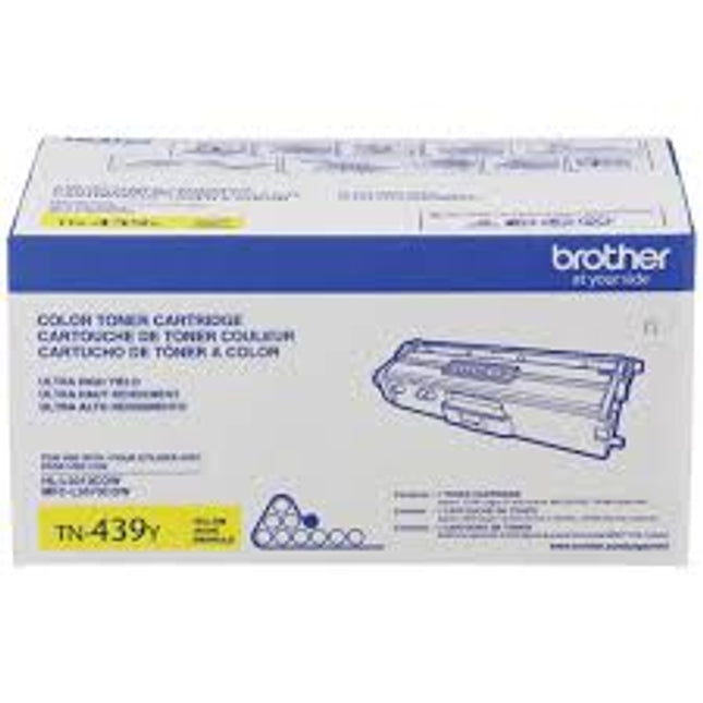 Original Brother TN-439 Extra High Yield Yellow Toner Cartridge, TN439Y