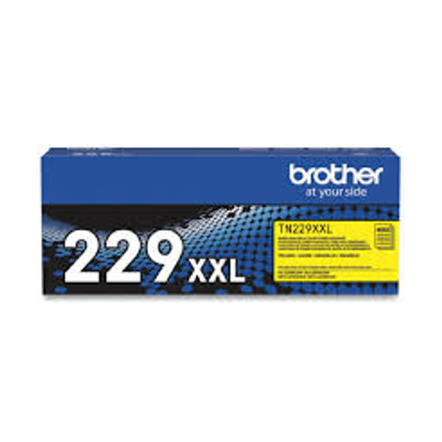 Original Brother TN-229XXL Super High Yield Yellow Laser Toner Cartridge
