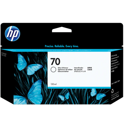 Original HP 70 130-ml (C9459A) Gloss Enhancer Ink Cartridge