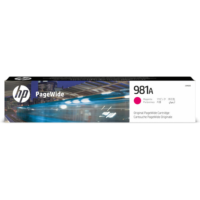 Genuine HP 981A Standard-Yield Magenta PageWide Cartridge, J3M69A