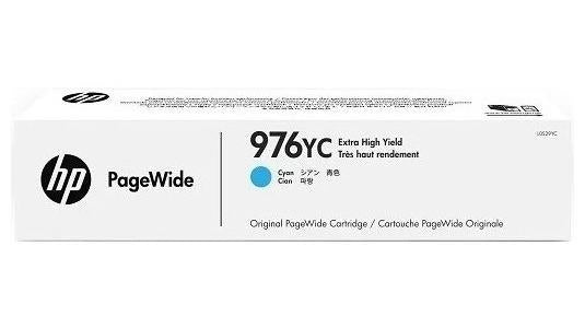 Original HP 976YC Extra High-Yield Cyan Ink Cartridge, L0S29YC