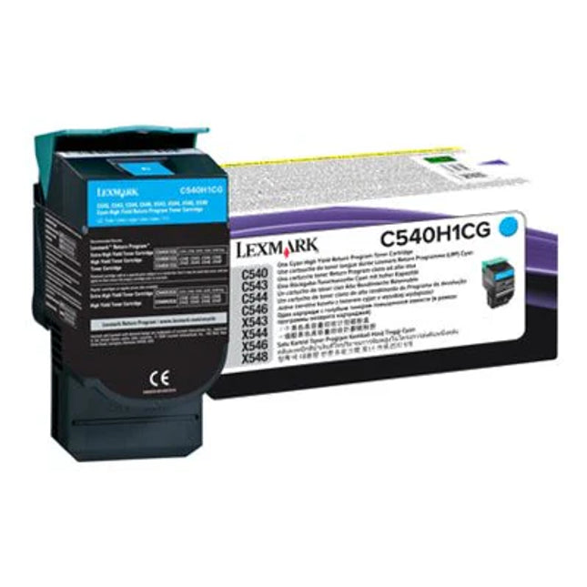 Lexmark C540H1CG Cyan Laser Toner Cartridge