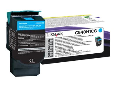 Lexmark C540H1CG Cyan Laser Toner Cartridge