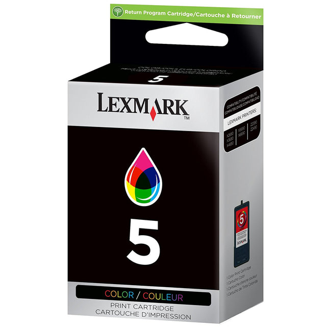 Lexmark NO.5 (18C1960) Ink Cartridge, Tri-Color