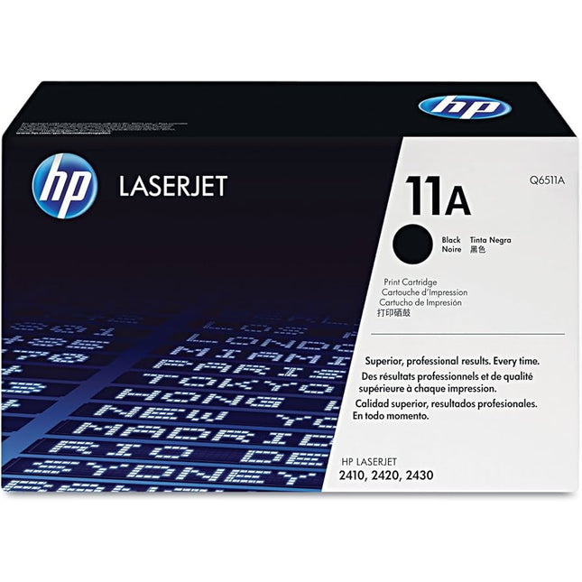 Genuine HP 11A Standard-Yield Black LaserJet Toner Cartridge, Q6511A
