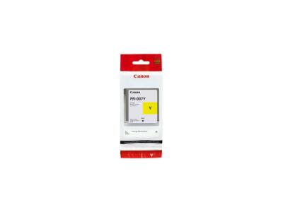 Original Canon PFI-007 High Yield Yellow, 2146C001