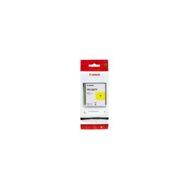 Original Canon PFI-007 High Yield Yellow, 2146C001