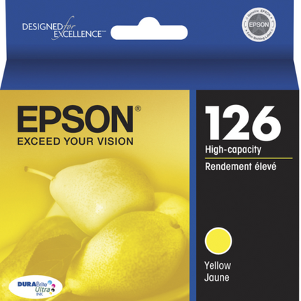 New Genuine Epson 126 Yellow Ink Cartridge