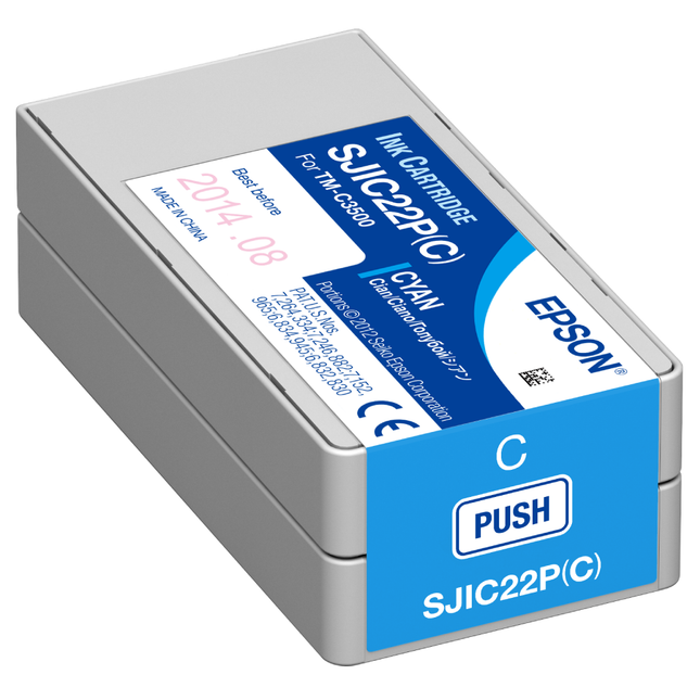 Epson SJIC22P Cyan Ink Cartridge