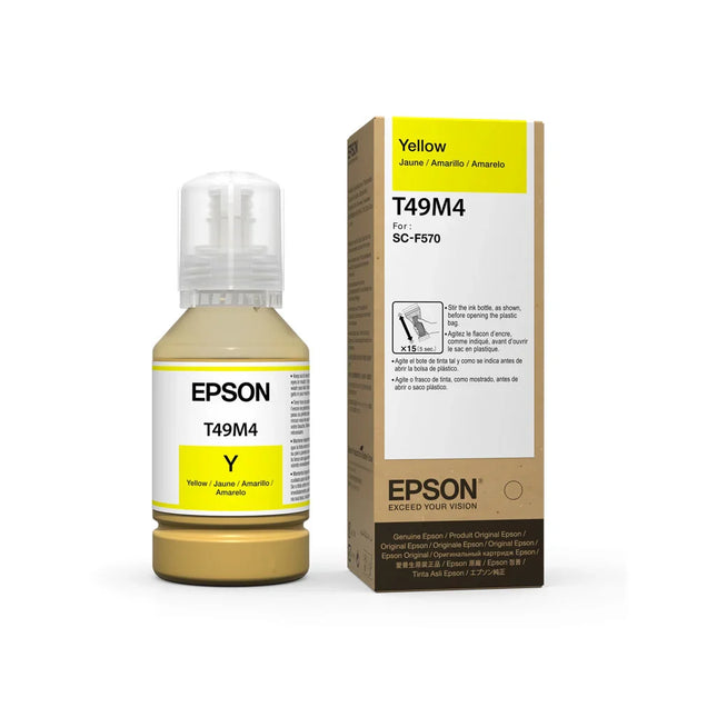 Genuine Epson 140ml Yellow Ink Bottle, T49M420
