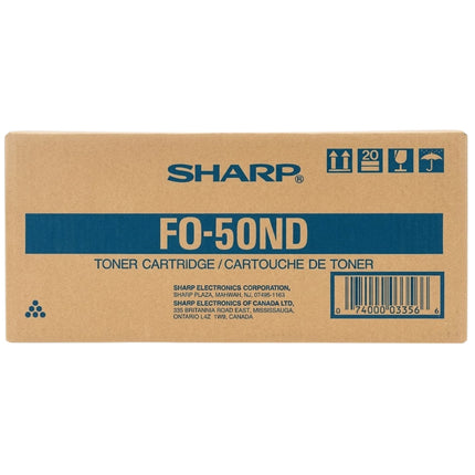 Genuine Sharp F0-50ND Standard Yield Black Toner Cartridge
