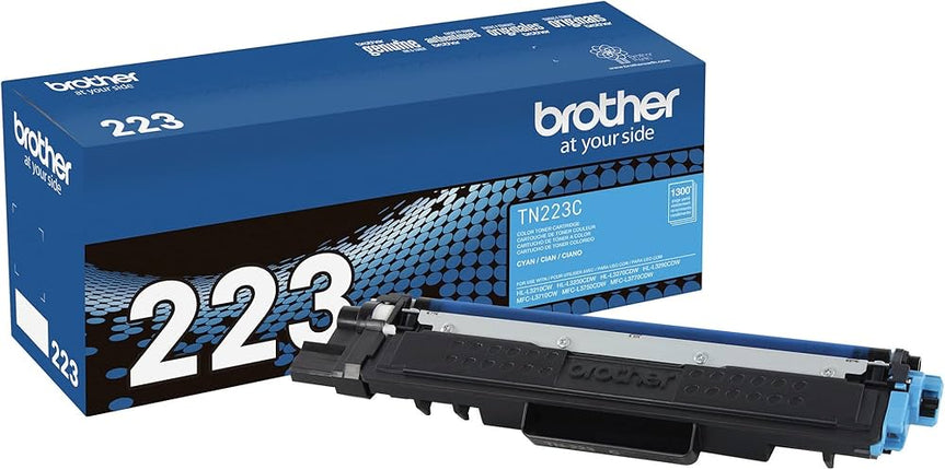 Original Brother TN-223C Standard-Yield Cyan Laser Toner Cartridge
