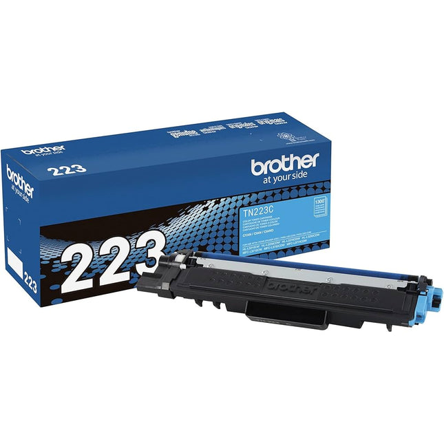 Original Brother TN-223C Standard-Yield Cyan Laser Toner Cartridge