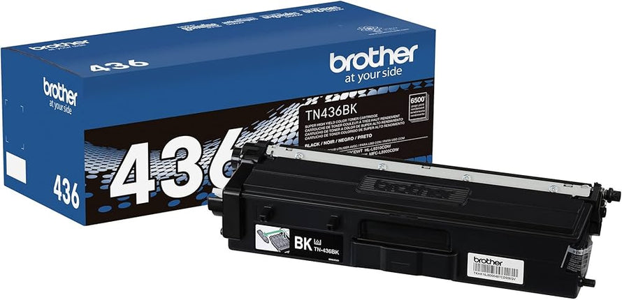 Genuine Brother TN-436 Black Super High Yield Toner Cartridge, TN-436BK