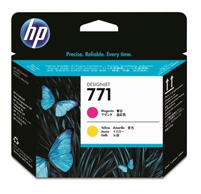 HP 771 (CE018A) Magenta and Yellow Printheads