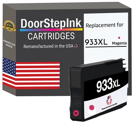 DoorStepInk Brand For HP 933XL Magenta Remanufactured in the USA