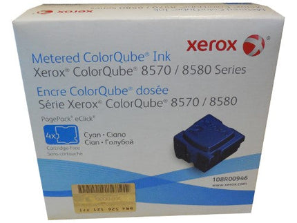 Xerox 108R00946 ColorQube 8570/8580 Cyan 4 Solid Ink Stick