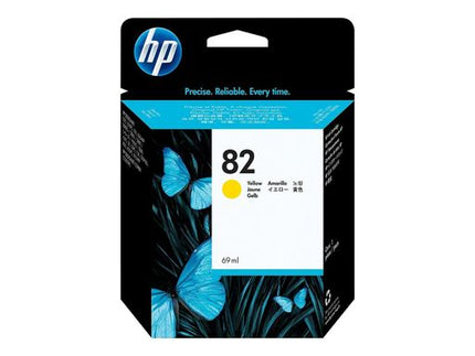 HP 82 69-ml Yellow Ink Cartridge, C4913A