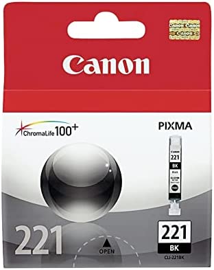 New Genuine Canon CLI-221 Black Ink Cartridge