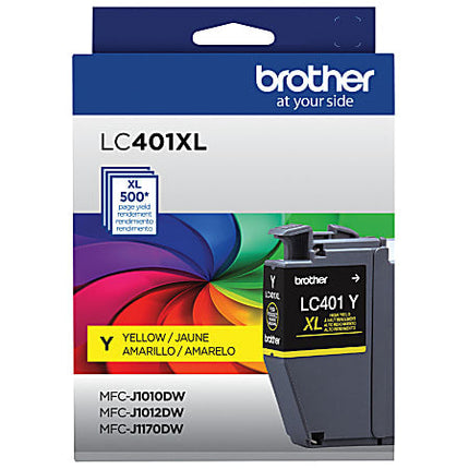 Genuine Brother LC401XL High Yield Yellow Ink Cartridge